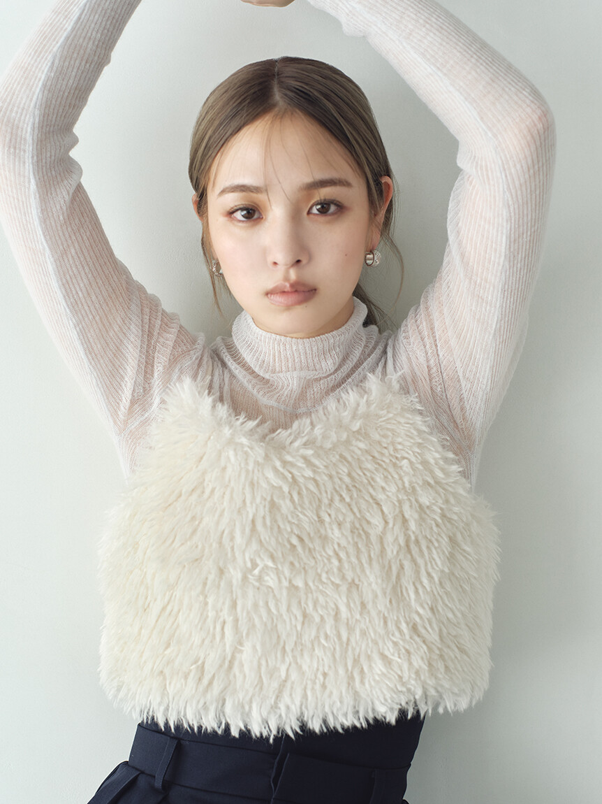 d.i.a. 平成ギャル　レアビスチェファー付き 新作！ECOPEL エコファーキャミビスチェ | FRAY I.D | ショップブログ