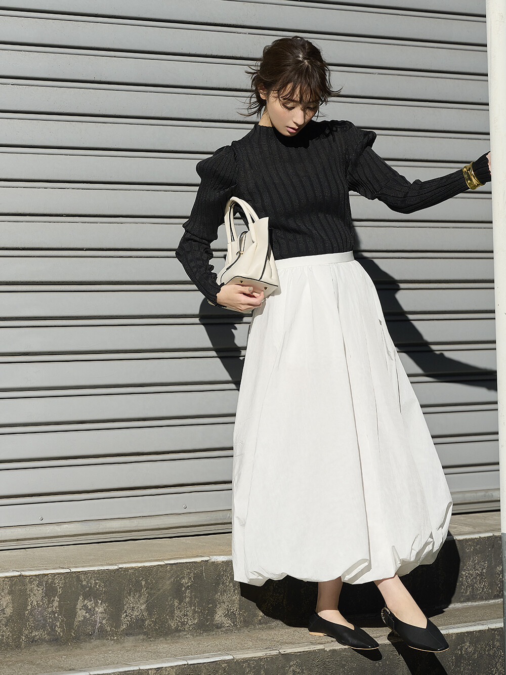 FRAY.ID 完売品 【タックバルーンスカート】インパン付 53f7e767.jpeg