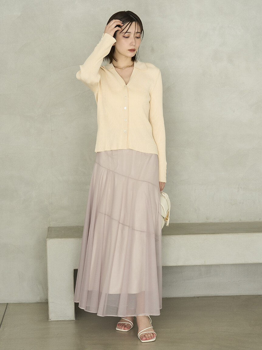 新作！オープンカラーポロセットワンピース | FRAY I.D | ショップ