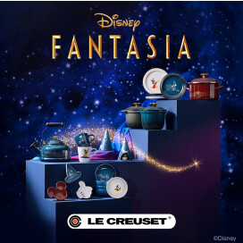 キッチンに魔法を。ル・クルーゼから「Disney Fantasiaコレクション」新発売