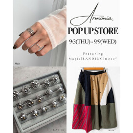 【ShinQsパーツジョイスト】〈Armonia.〉POPUP SHOP
