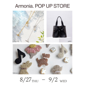 【ShinQsパーツジョイスト】〈Armonia.POP UP STORE〉POPUP SHOP