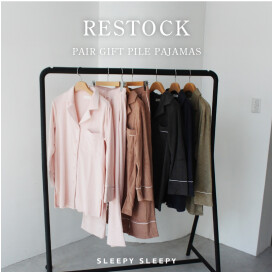 【RESTOCK】パイルペアパジャマ/SLEEPY SLEEPY