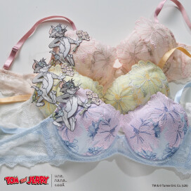 トムとジェリー × une nana cool ワイヤーブラも登場しました！