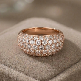 ハート＆キューピット　ダイヤモンドパヴェリング