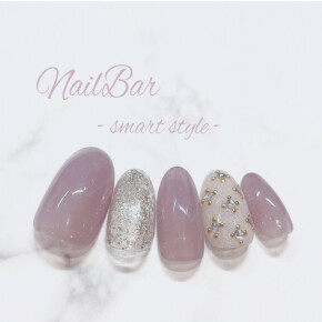 ＊purple nail＊