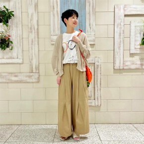 イデーオリジナルTシャツ　コーディネート紹介①