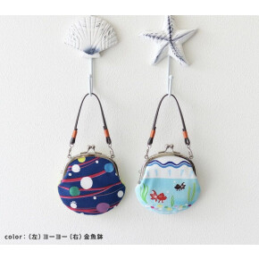【渋谷みやげ】夏を満喫！ユニークな絵柄の丸形がま口財布が新登場！