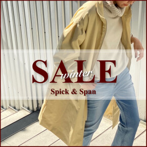 Spick & Span｜WINTER SALE START！