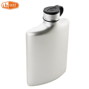 ジーエスアイ グレイシャーステンレスヒップフラスコ 8oz