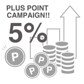 ５％POINT UPキャンペーン★
