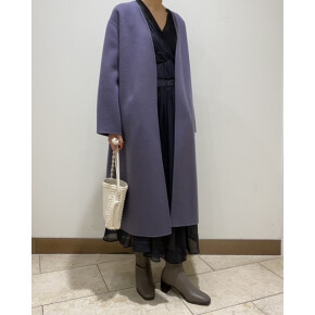 新作！ウエストシャーリングシフォンワンピース！