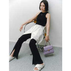 新作！【pierre cardin】タフタミニスカート