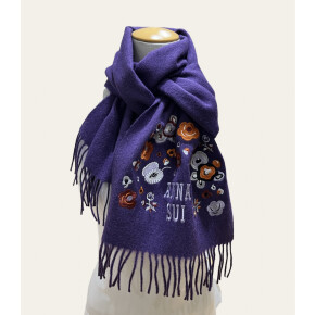 【渋谷ヒカリエ ShinQs パーツジョイスト】〈ANNA SUI〉刺繡マフラー
