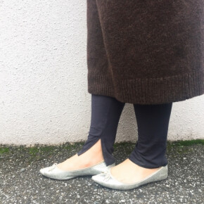 インスリットコットンレギンス