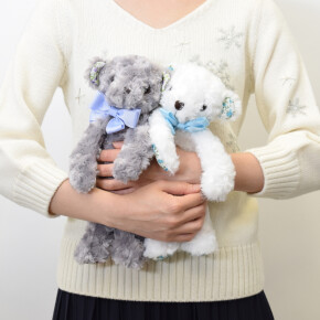 ソックス入り☆フラワーベアぬいぐるみ