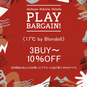 【MORE SALE‼︎】3点以上のお買い上げで更に10%OFF！
