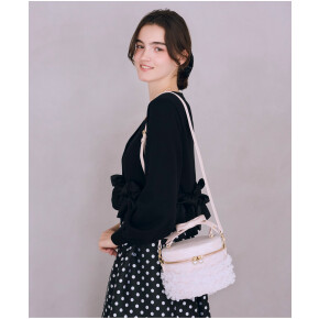 レースフリルキューブ型バッグ入荷🎀