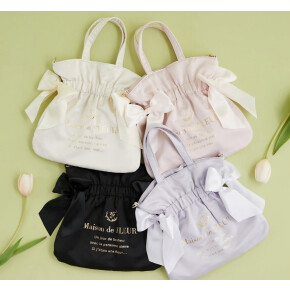 【再入荷】ダブルリボン2Wayトートバッグ