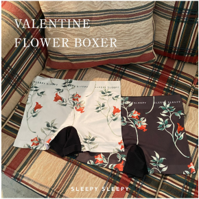 バレンタインに華やかなフラワーボクサーを/SLEEPY SLEEPY