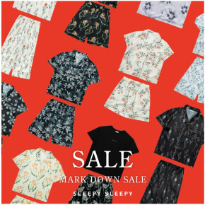 【SALE】夏のフラワーパジャマがマークダウン！/SLEEPY SLEEPY