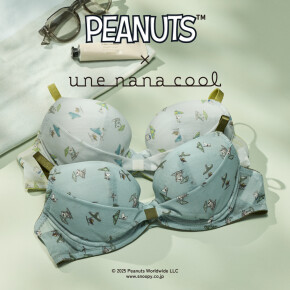 ＼PEANUTS × une nana cool ／　スヌーピーと仲間たちのアイテムと夏のビーチでチルタイム♪