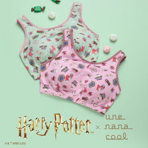 Harry Potter × une nana cool第2弾コレクション登場　夜の新習慣。眠っている間もバストをサポートする夜用ブラ「ナイトアップブラ」。