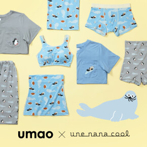 ＼ umao ×une nana cool 第2弾 発売 ／ 海の生き物たちのアートが登場！