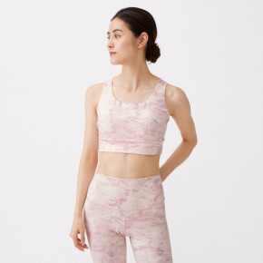 【 DANSKIN PRINT MIDDLE TOP 】