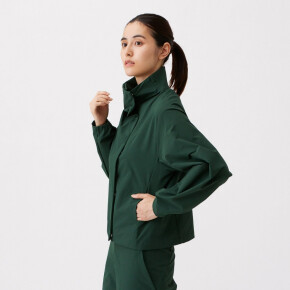 【 STRETCH DOUBLE WEAVE JACKET 】