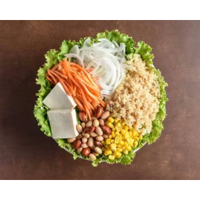 【ベジタリアン】野菜・豆腐・玄米でお腹いっぱいになれるサラダご紹介