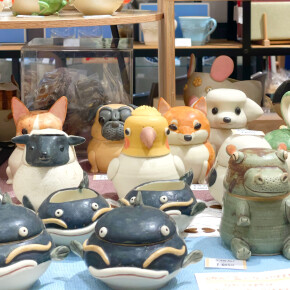 八木下裕さんの置物POPUP♪