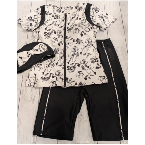 「新作」モノトーンフィットネス水着♬　♥渋谷シンクス♥ALBOVE・PEAK&PINE♥水着・水陸両用ヨガウェア