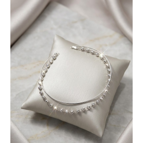 ✨50% OFF SUMMER SALE ✨  K18ホワイトゴールド　バングル